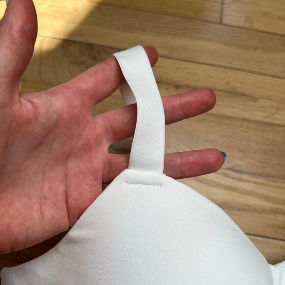 NEW TrueKind Women's 2XL Supportive Comfort Wireless Shaping Bra White Flaw - Picture 5 of 11